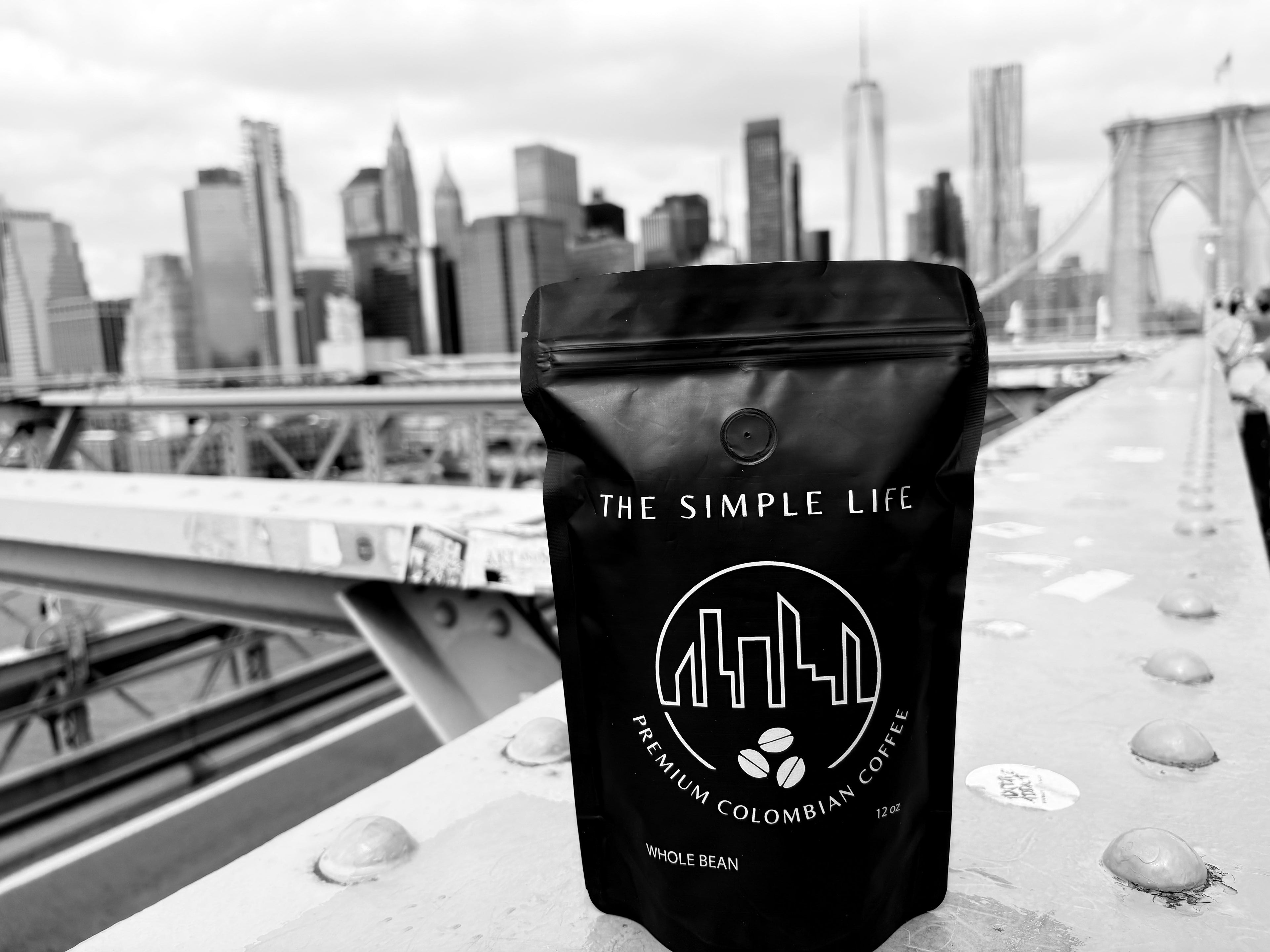 Whole Bean Colombian Coffee – Single Origin, Fresh Roasted, Premium Quality (12-16 oz) | The Simple Life Coffee