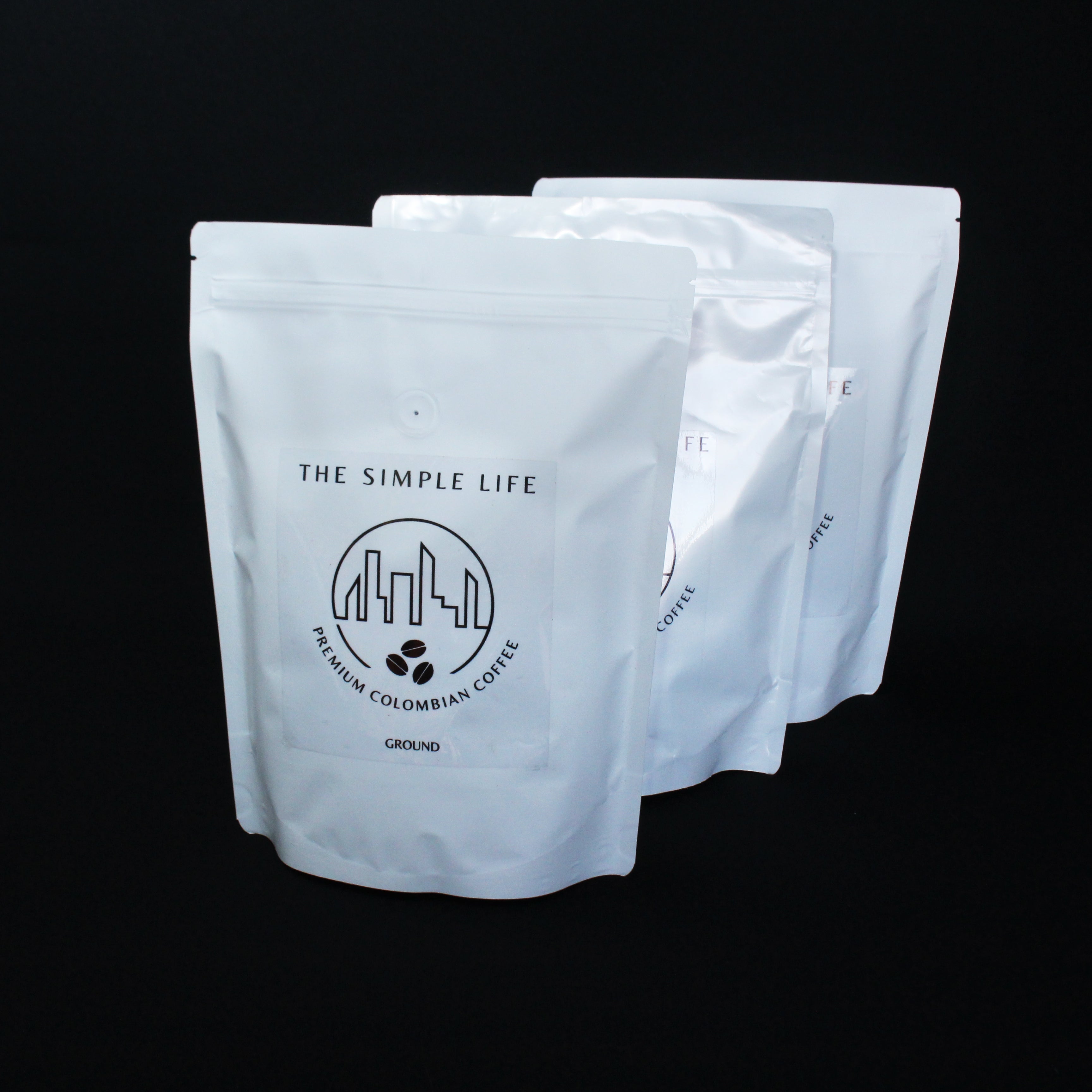 Ground Colombian Coffee Bundle – 3-Pack, Single Origin, Fresh Roasted, Premium Quality (12 oz each) | The Simple Life Coffee