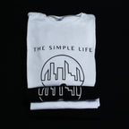 The Simple Life coffee LOGO white/black cotton t-shirt