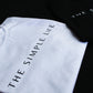 The Simple Life coffee white/black cotton t-shirt