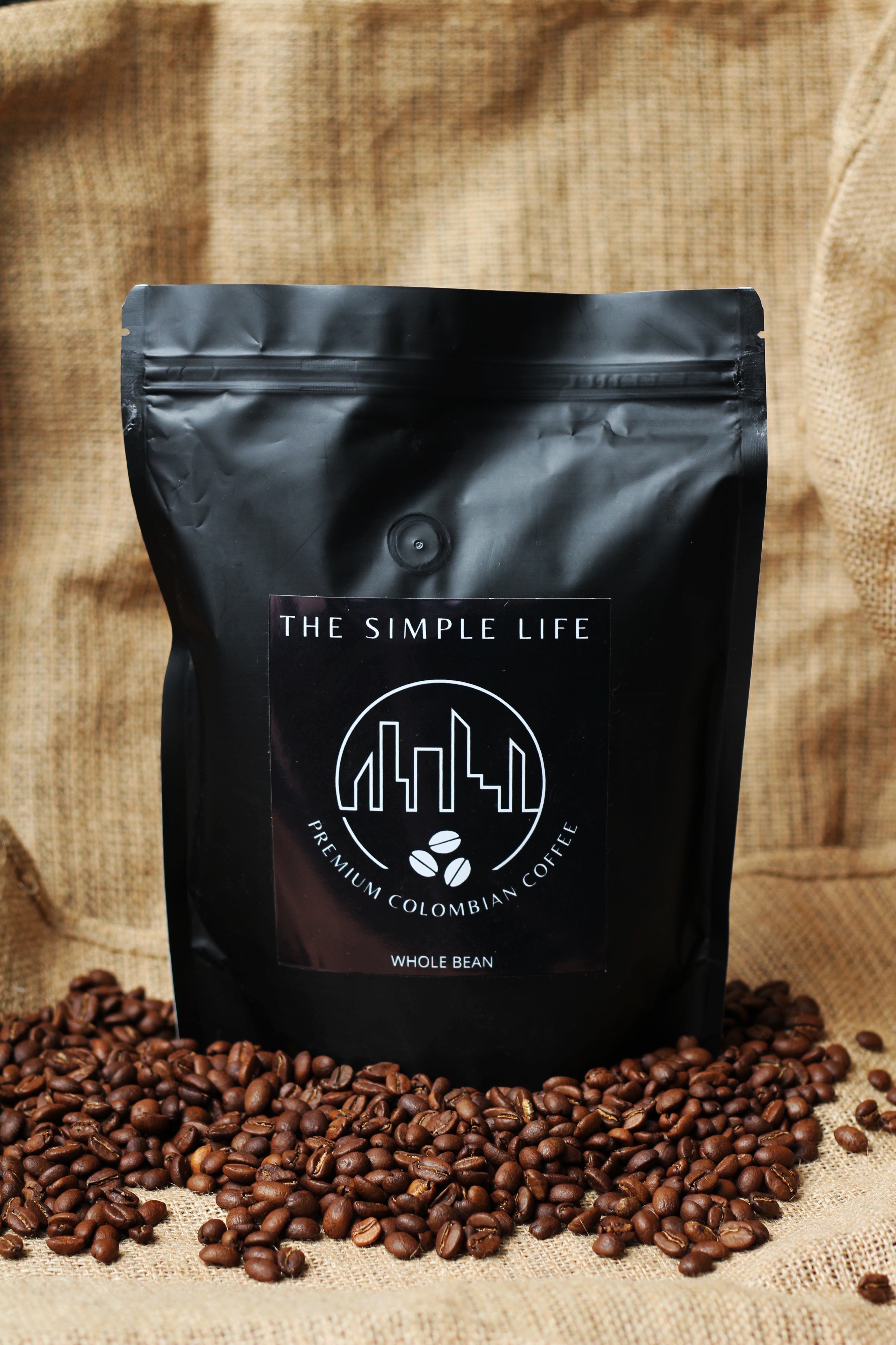 Whole Bean Colombian Coffee – Single Origin, Fresh Roasted, Premium Quality (12-16 oz) | The Simple Life Coffee