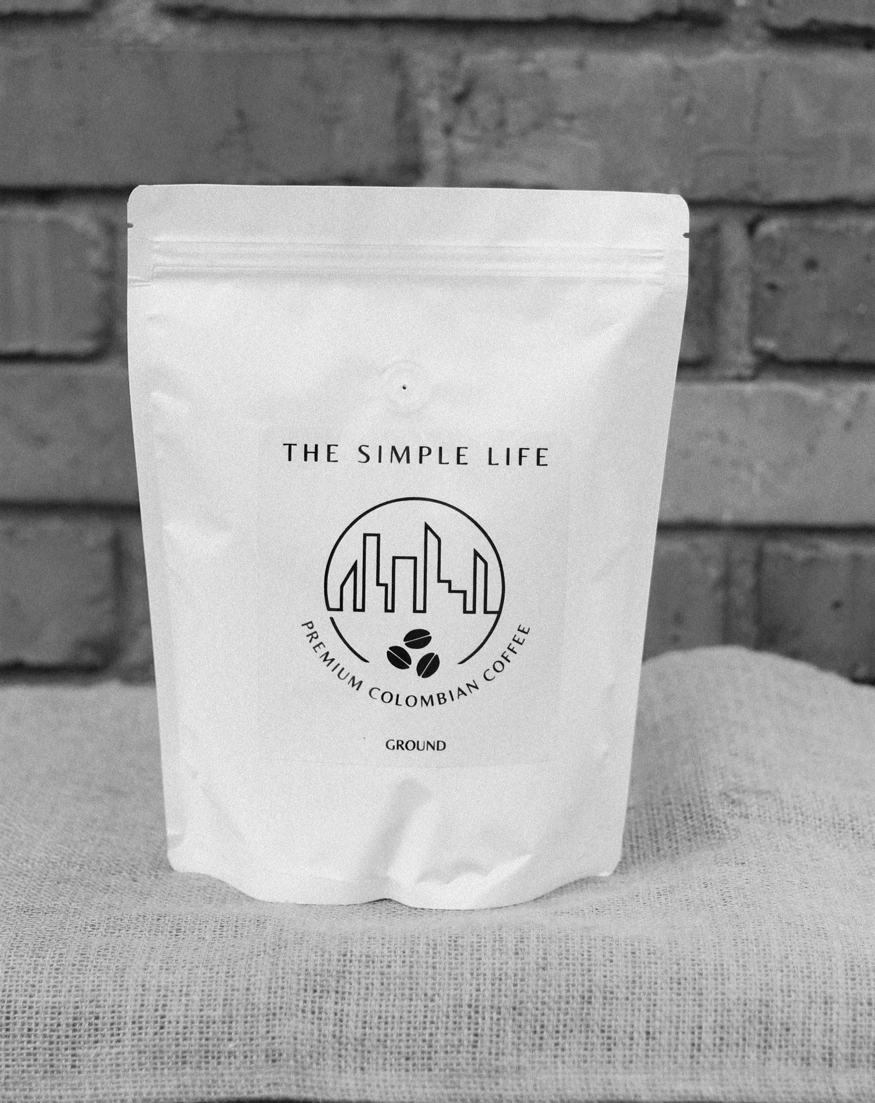 Ground Colombian Coffee – Single Origin, Fresh Roasted, Premium Quality (12–16 oz) | The Simple Life Coffee
